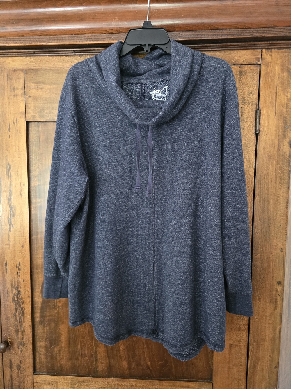 Just My Size Navy Pullover with Butterfly Logo 3x